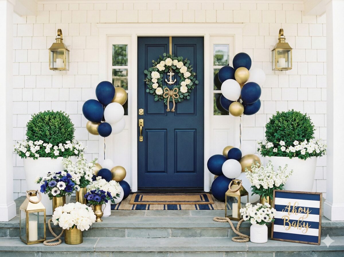 Spring floral porch